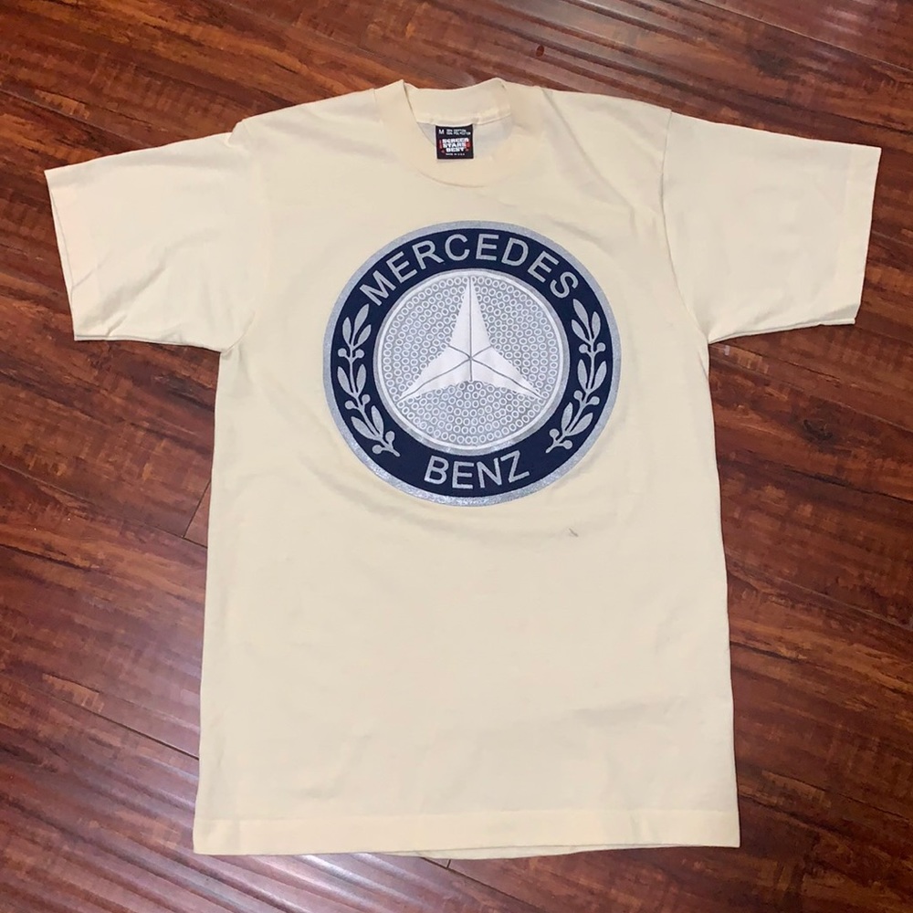 Vintage Rare Mercedes Bens T-Shirt Size Medium